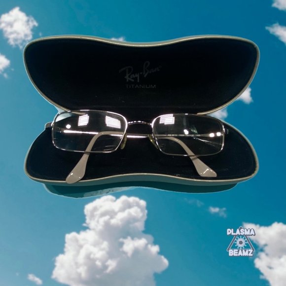 Ray-Ban Titanium Square Frame Prescription Glasses